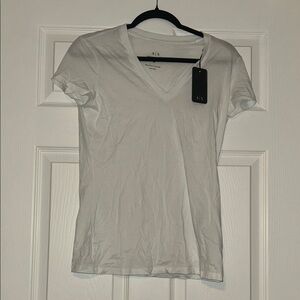 Armani Exchange Cotton T Shirt White Medium